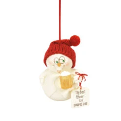 Department 56 Snowpinions Best Beer Is A Poured One Snowman Ornament