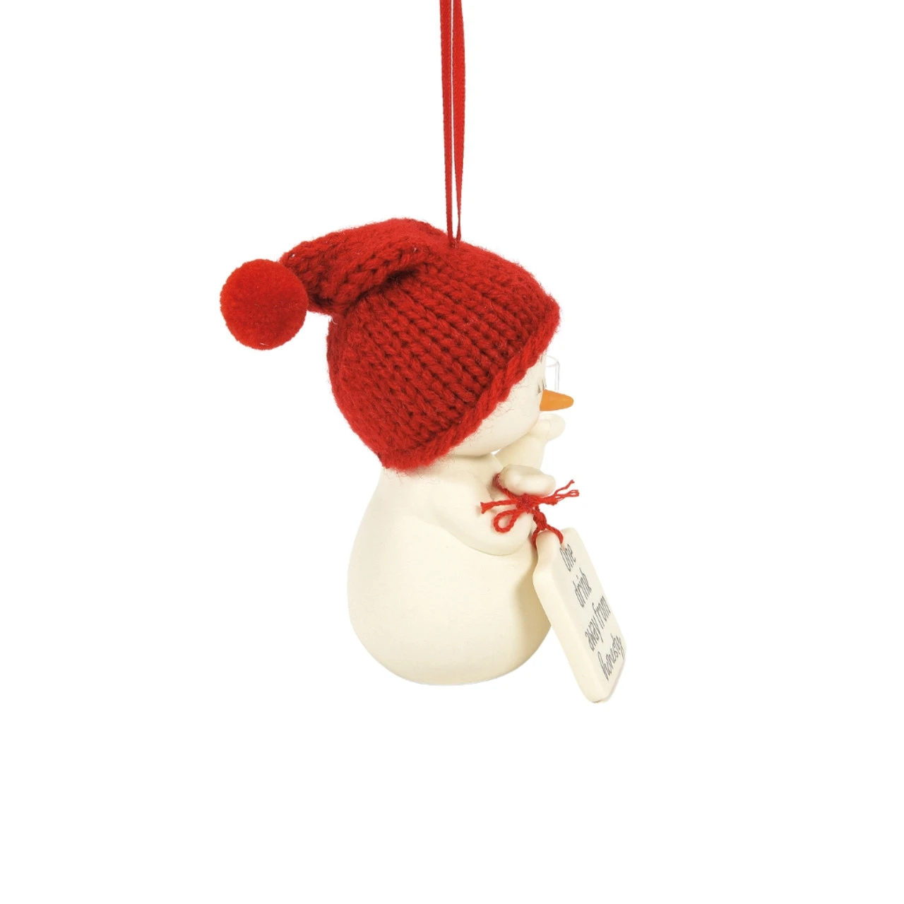 Department 56 Snowpinions One Drink Away From Honesty Snowman Ornament - Image 3