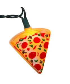 Kurt Adler Pizza Novelty Light Set