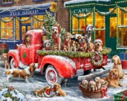 Doggone Christmas Jigsaw Puzzle 1000 Piece